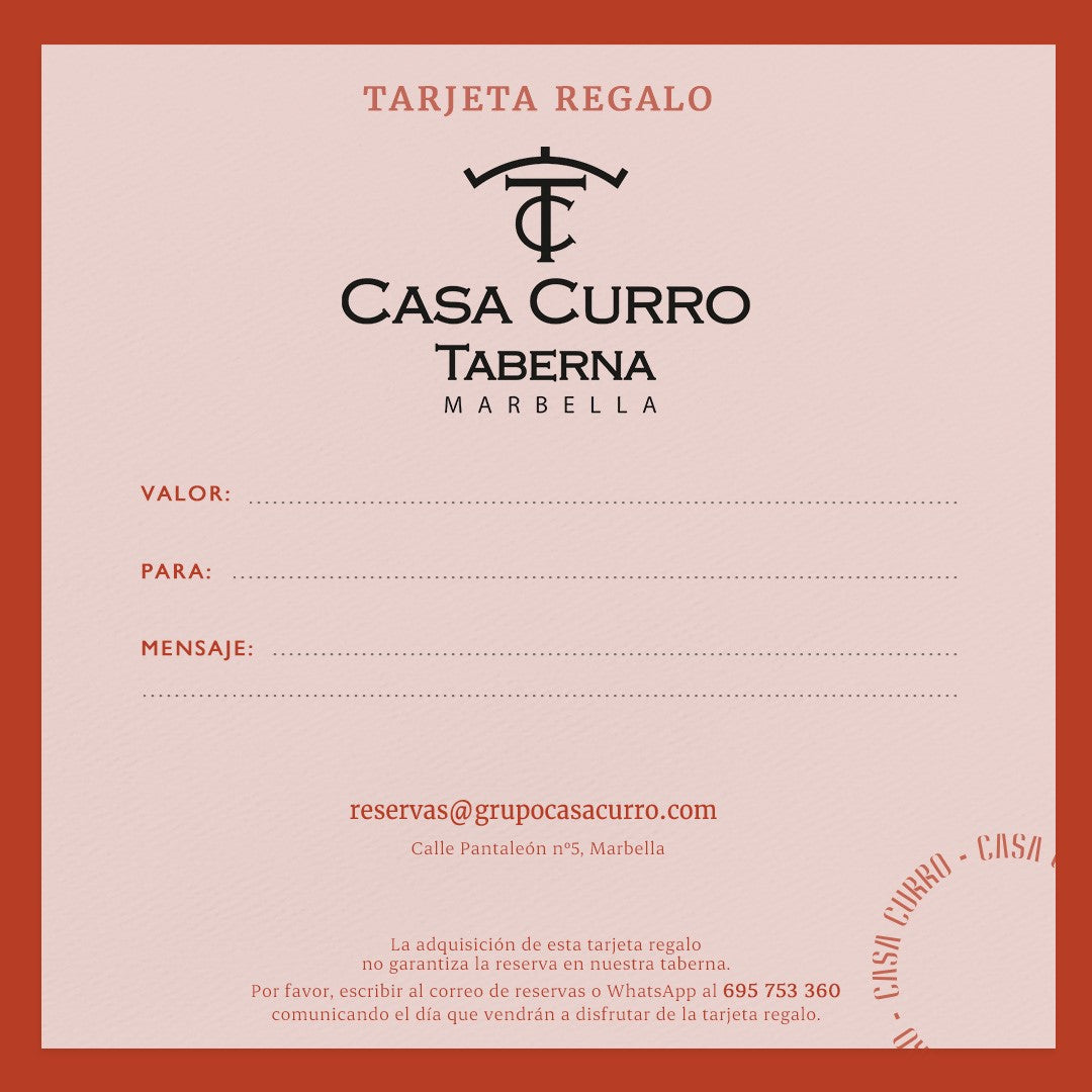 Casa Curro - Gift Card